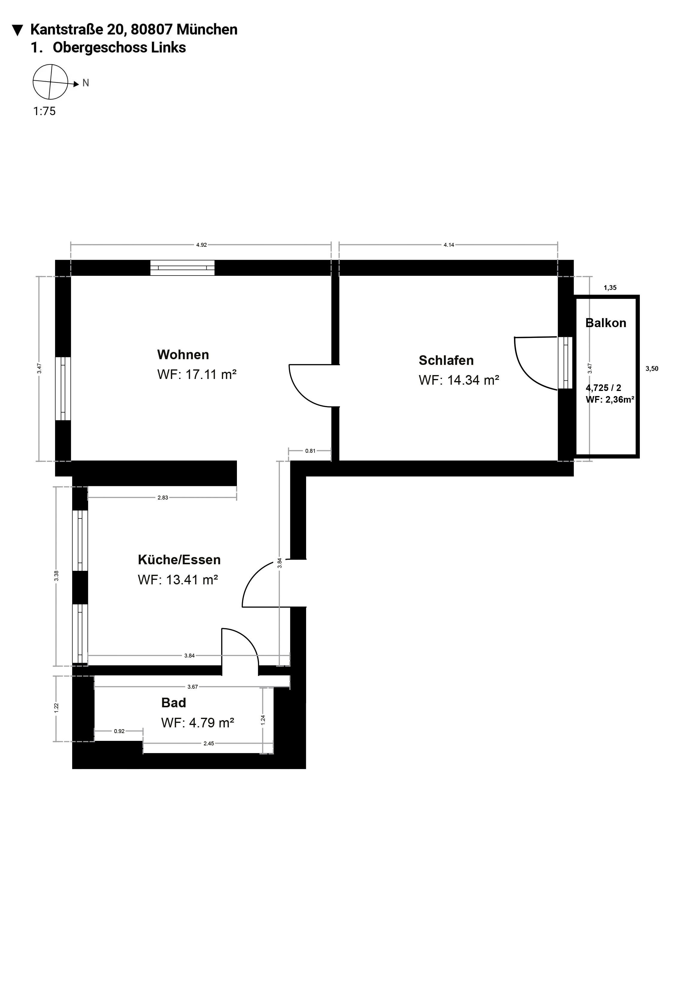 Wohnung Nähe zu Schwabing